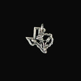 James Avery Sterling Silver Texas State Yellow Rose Charm