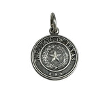 James Avery Sterling Silver State Seal of Texas Three Stars Rare Retired New