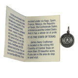James Avery Sterling Silver State Seal of Texas Three Stars Rare Retired New