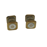Baer & Wilde Art Deco Mother of Pearl Kum-A-Part Cufflinks