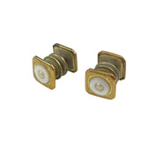 Baer & Wilde Art Deco Mother of Pearl Kum-A-Part Cufflinks