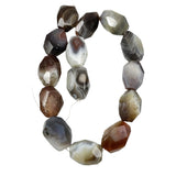 Banded Agate Large Nugget Beads