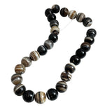 Banded Agate Round Beads 14mm