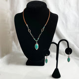 Barse Sterling & Turquoise Necklace and Earrings