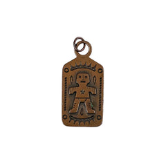 Bell Trading Copper Kachina Doll Pendant