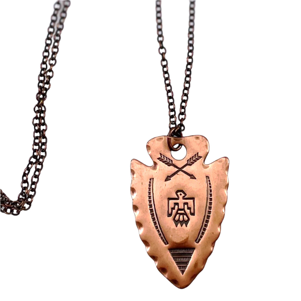 Bell Trading Post Copper Arrowhead Necklace