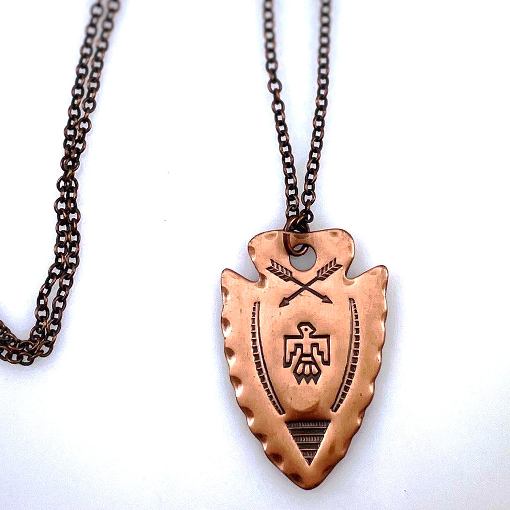 Bell Trading Post Copper Arrowhead Necklace