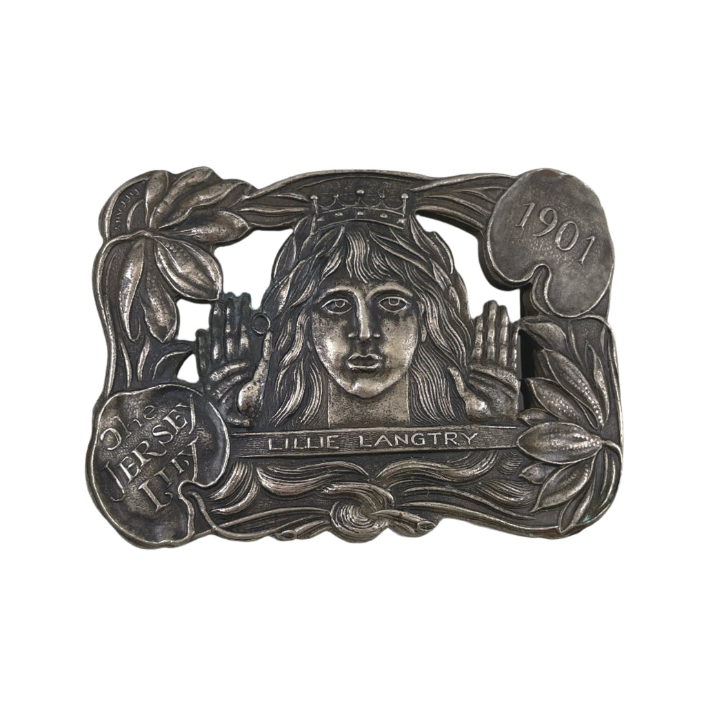 Lillie Langtry Belt Buckle Tiffany 1901 - Estate Beads & Jewelry Lillie Langtry Belt Buckle Tiffany 1901 - Estate Beads & Jewelry