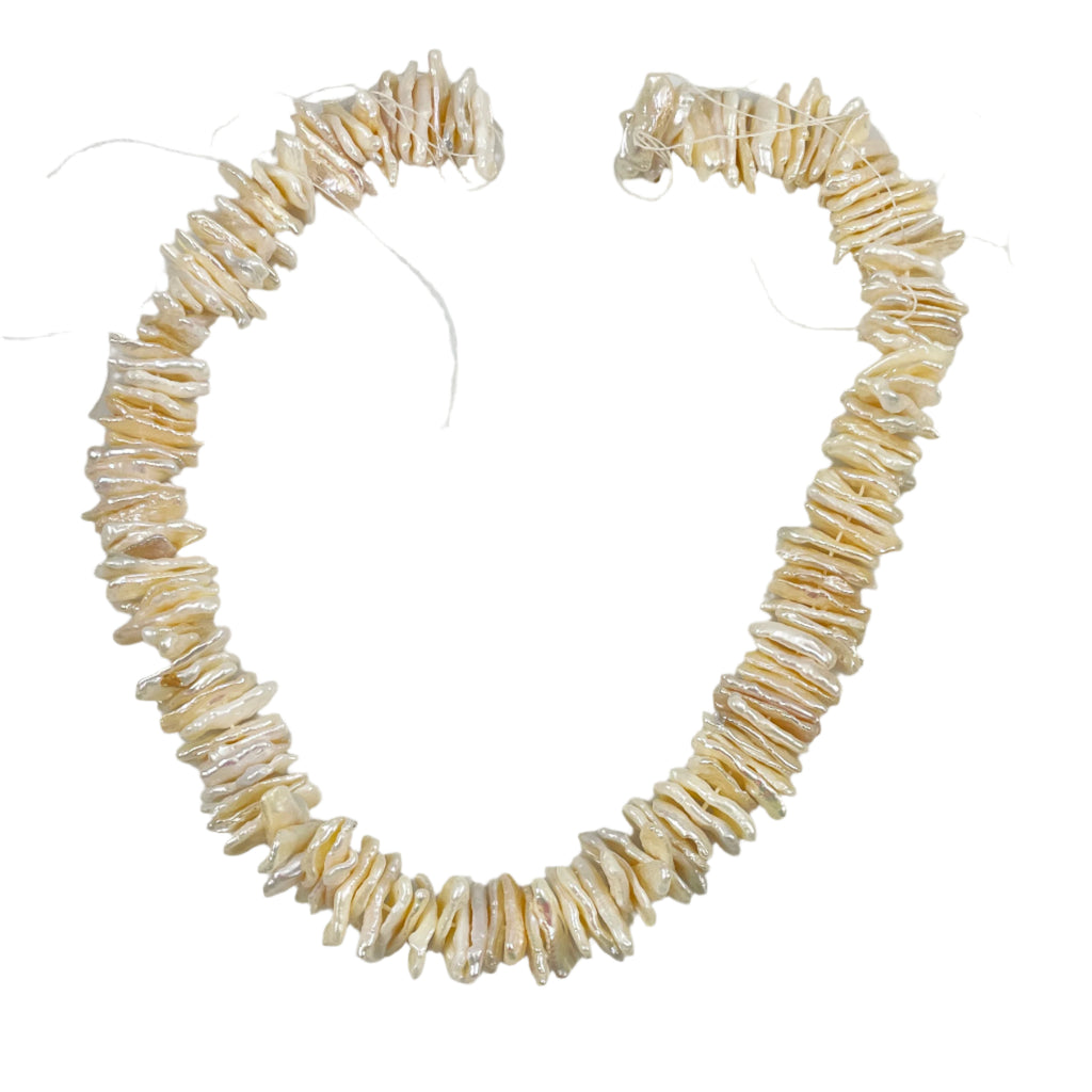 Biwa Stick Pearls Beads Center Drilled