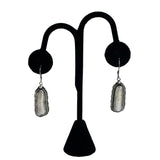 Biwa Pearl & Sterling Silver Earrings