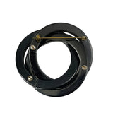 Large Vintage Black Bakelite Brooch