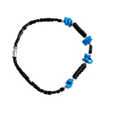 Hawaiian Black Coral & Turquoise Bracelet