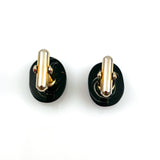 Hawaiian Black Coral Cufflinks 1950's