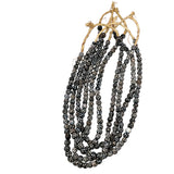 African Trade Skunk Eye Beads Antique Trade Necklace