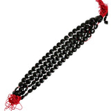 Jet Black Nailhead Beads Two Holes - Antique