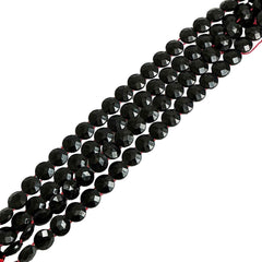Jet Black Nailhead Beads Two Holes - Antique