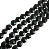 Jet Black Nailhead Beads Two Holes - Antique