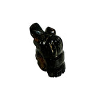 Black Coral Carved Figurine Woman Pendant Hawaiian