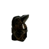 Black Coral Carved Figurine Woman Pendant Hawaiian