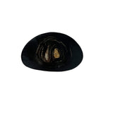 Rare Black Coral Ring Hawaiian Modernist Vintage