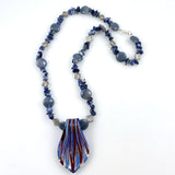 Lapis beaded necklace