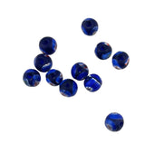Dark Blue Millefiori Beads Round