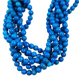 Blue Agate Round Beads 7mm