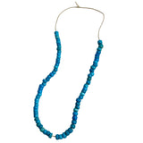 Antique Sky Blue Padre Glass Trade Beads 8mm