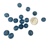 Antique Blue Glass Beads 10mm