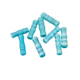 Light Blue Aqua Glass Tube Beads
