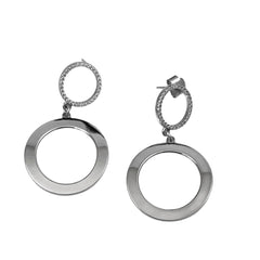 Boccadamo Italian Silver Hoop Earrings