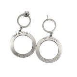 Boccadamo Italian Silver Hoop Earrings