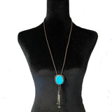 Vintage Turquoise Bolo Tie Native American