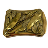 Kolter & Kopit Brass Powder Compact Vintage