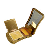 Brass Powder Compact Vintage