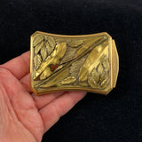 Kolter & Kopit Brass Powder Compact Vintage
