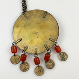 Artisan Brass Pendant Necklace Made in Israel