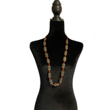 Baule Brass & Red Glass Trade Beads Necklace