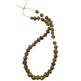 African Brass Bicone Trade Beads Vintage