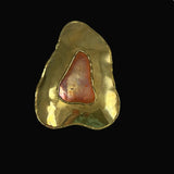Brutalist Brass & Copper Brooch