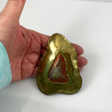 Brutalist Brass & Copper Brooch Vintage