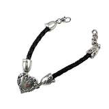 Brighton Leather Heart Bracelet Vintage