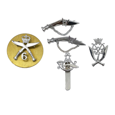 Queen's Gurkha Rifles Pins Badges British Military Lot