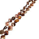 Brown Mother of Pearl Bead Strands 18mm