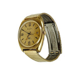 Vintage Bulova Clipper Mechanical Automatic Gold Watch 1970
