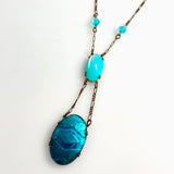 Cadoro Glass Lavalier Necklace Vintage