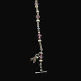 Sterling Bracelet Breast Cancer Awareness Charm