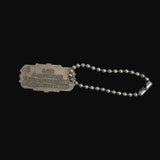 Silver Plated St. Christopher Catholic Keychain Medal Vintage