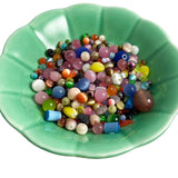 colorful cat's eye glass bead mixture