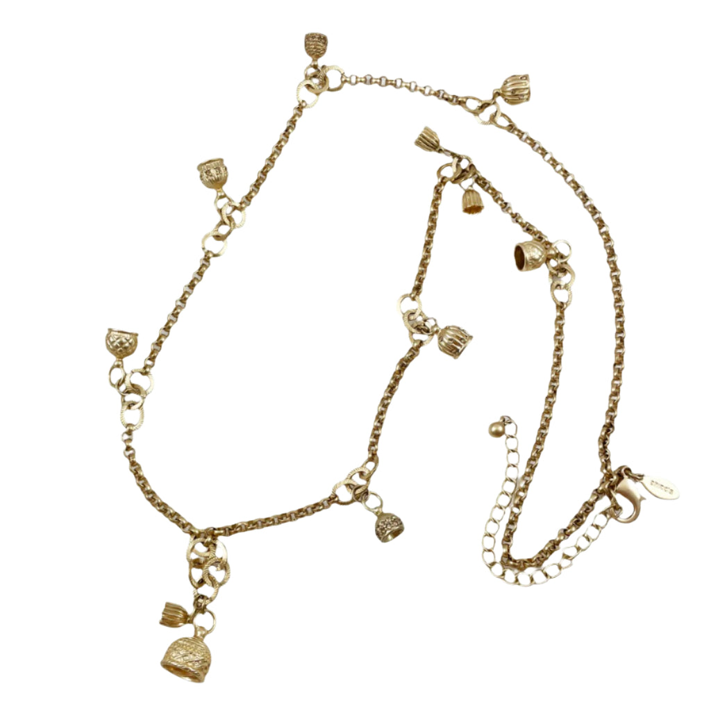 Chico's Long Gold Tone Necklace